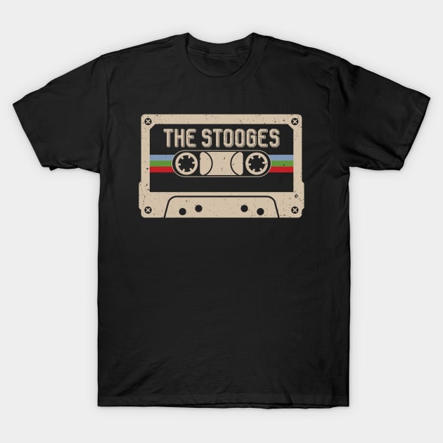 Personalized Stooges Name Birthday Vintage Cassette Tape T-Shirt by Horton Cyborgrobot